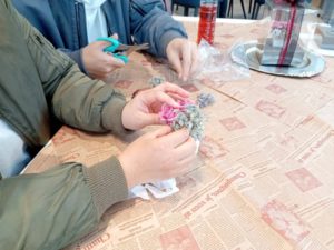 イベント出張フラワーアレンジメント教室