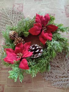 イベント出張クリスマスリース教室