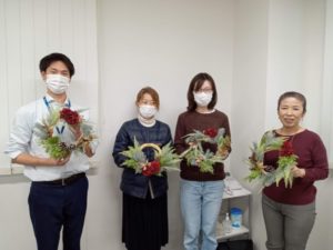 イベント出張クリスマスリース教室