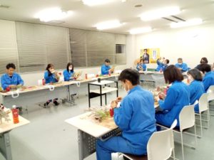 イベント出張クリスマスリース教室