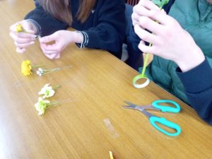 イベント出張コサージュ教室