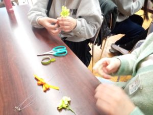 イベント出張コサージュ教室