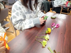 イベント出張コサージュ教室