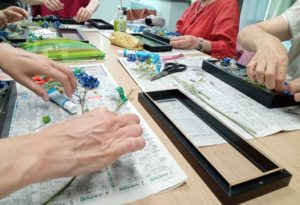 出張フラワーアレンジメント教室