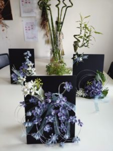 アーティフィシャルフラワー壁飾り