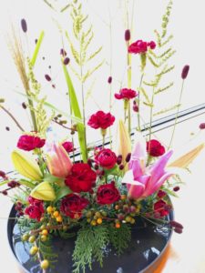 出張フラワーアレンジメント教室