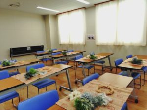 イベント出張クリスマスリース教室