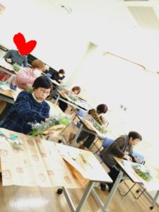 イベント出張クリスマスリース教室