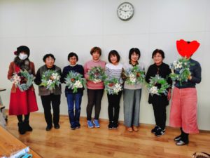 イベント出張クリスマスリース教室