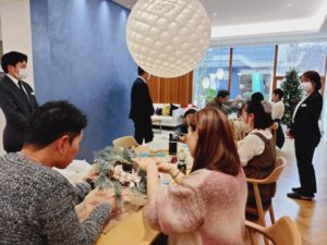 イベント出張クリスマスリース教室