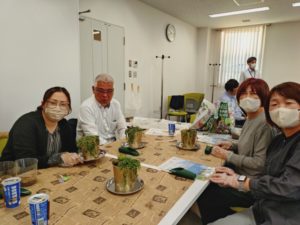 イベント出張多肉植物寄せ植え教室