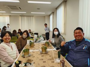 イベント出張多肉植物寄せ植え教室