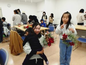 イベント出張クリスマスリース教室