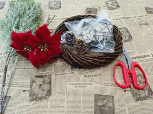 イベント出張クリスマスリース教室