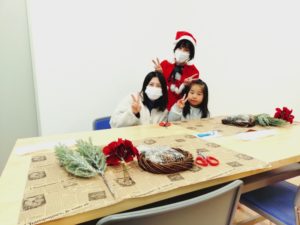 イベント出張クリスマスリース教室
