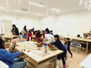 イベント出張クリスマスリース教室