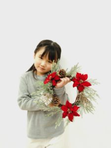 イベント出張クリスマスリース教室