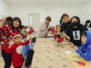 イベント出張クリスマスリース教室