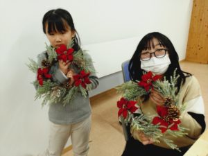 イベント出張クリスマスリース教室
