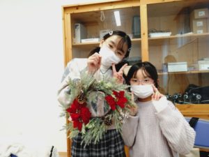 イベント出張クリスマスリース教室