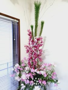 お正月フラワーアレンジメント