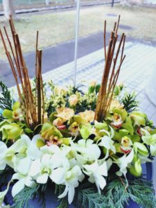 出張フラワーアレンジメント教室