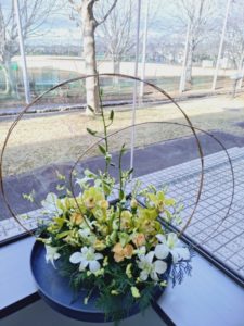 出張フラワーアレンジメント教室